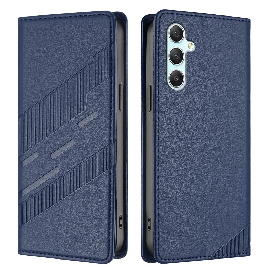 Для Samsung Galaxy A34 5G Чехлы для телефонов Панк-стиль Тисненый Кошелек Подставка Кожаный чехол