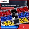 200-Piece Boxed Set of RV Cold-Press Terminal Crimp Lugs with Pre-Insulated Wire Ends