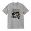 Vintage Retro Biker  Panama City Beach Rally Week Motorcycle Rider Flame Print Casual T Shirt vintage Washed graphic Soft