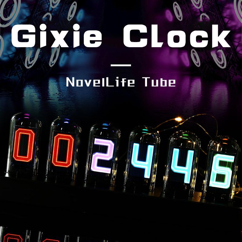 Handmade Electronic Nixie Tube Clock Nixie Tube Vintage Retro Nixie Clock Modern Display