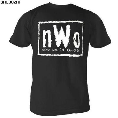 NWO New World Order Wrestling Взрослая черная футболка Повседневная футболка с гордостью для мужчин Унисекс Новая футболка шубужи Свободного размера топ sbz3047