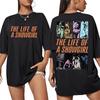 The Life of A Showgirl 2025 New Album Fans T Shirts Men Women High Quality Vintage Oversized Cotton T-shirt Harajuku Streetwear