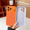 Official Liquid Silicone For Magsafe Dual Color Phone Case For iPhone 17 Pro Max Original Orange Shockproof Magnet Charge Cover