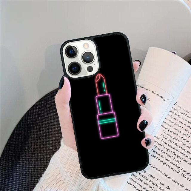 Неоновые огни Чехол-ракушка Для iPhone 17 Air 15 16 14 13 12 Pro Max 11 Pro Max Plus Чехол для телефона