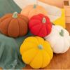 Cute Halloween Pumpkin Plush Throw Pillow Soft Velvet Pillow Cushion Decor