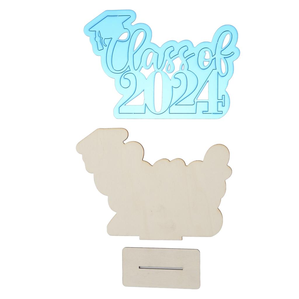 2024 Graduation Wooden Table Centerpieces Graduation Party Decorations Table Centerpieces Sign for H