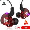 Оригинальные QKZ AK6 Медный драйвер Hi-Fi Проводные наушники 3,5 мм Спортивные наушники Басовая стереогарнитура Музыкальные вкладыши Внутриканальные С микрофоном