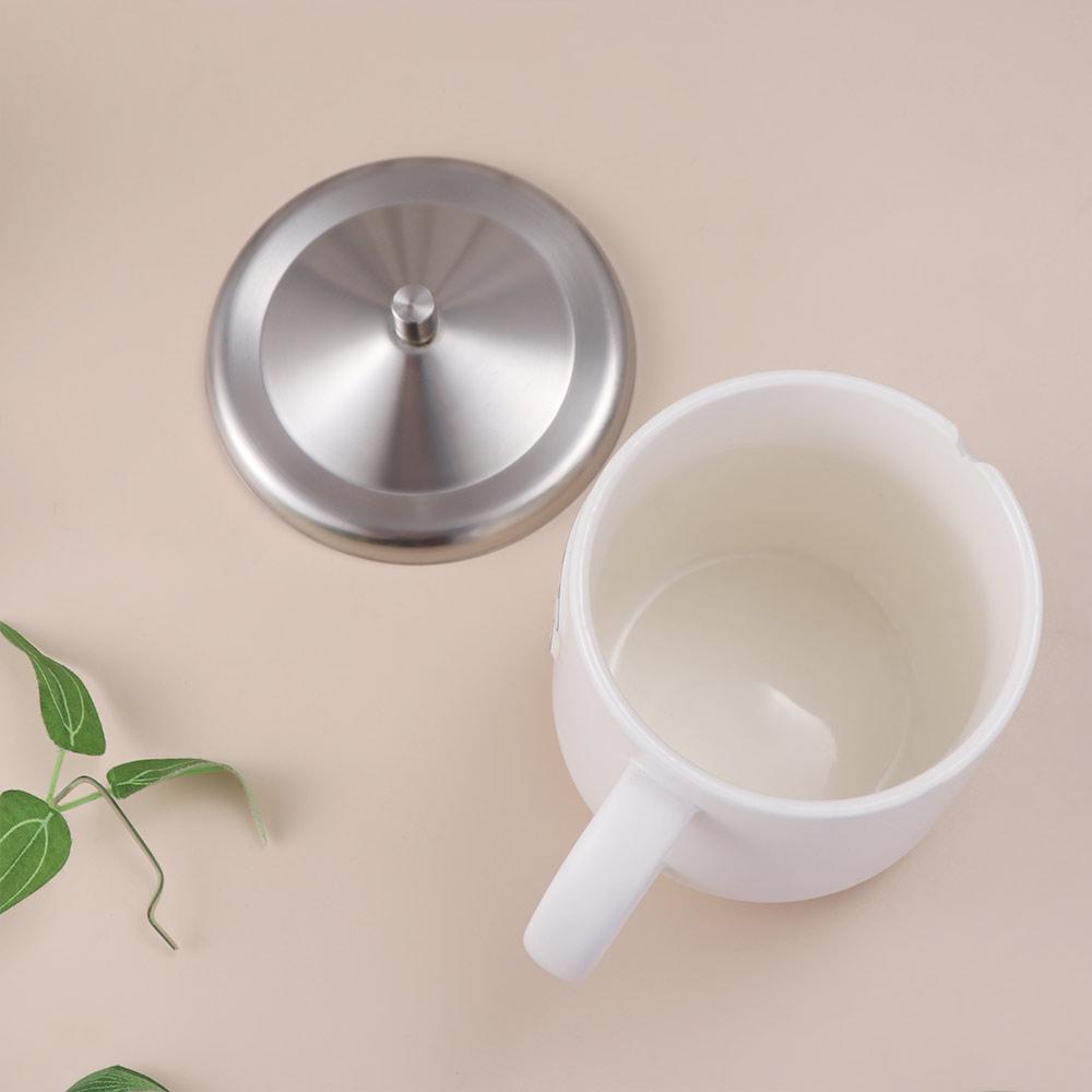 Durable Mug Cover 8.5/9.3/10.2cm Drink Cup Lids Stainless Steel Cup Lids Coffee