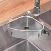 1 Pcs Kitchen Tools Stainless Steel Sink Drain Basket Triangle Food Filter Organizer Shelf Rack Drainier Household Accessories