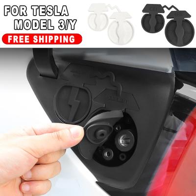 Для Tesla Model 3 2017 - 2020 Model Y силиконовый автомобильный порт зарядки водонепроницаемый чехол отверстие для зарядного устройства пылезащитный чехол CCS EU