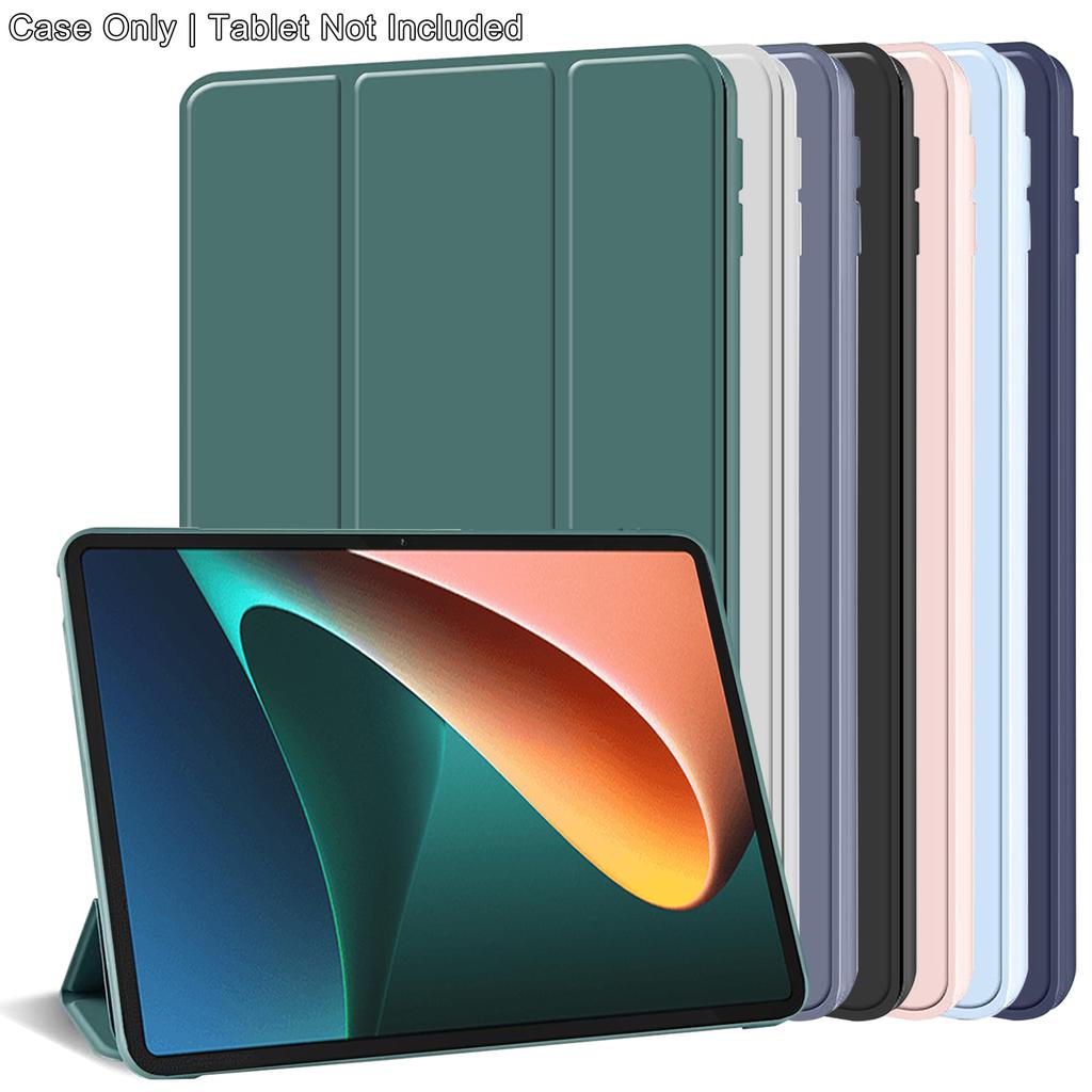 Складной чехол-книжка с подставкой для Xiaomi Pad 5/Pad 5 Pro 11 дюймов, магнитная подставка, защитная обложка из ПУ-кожи, автоматический сон/пробуждение