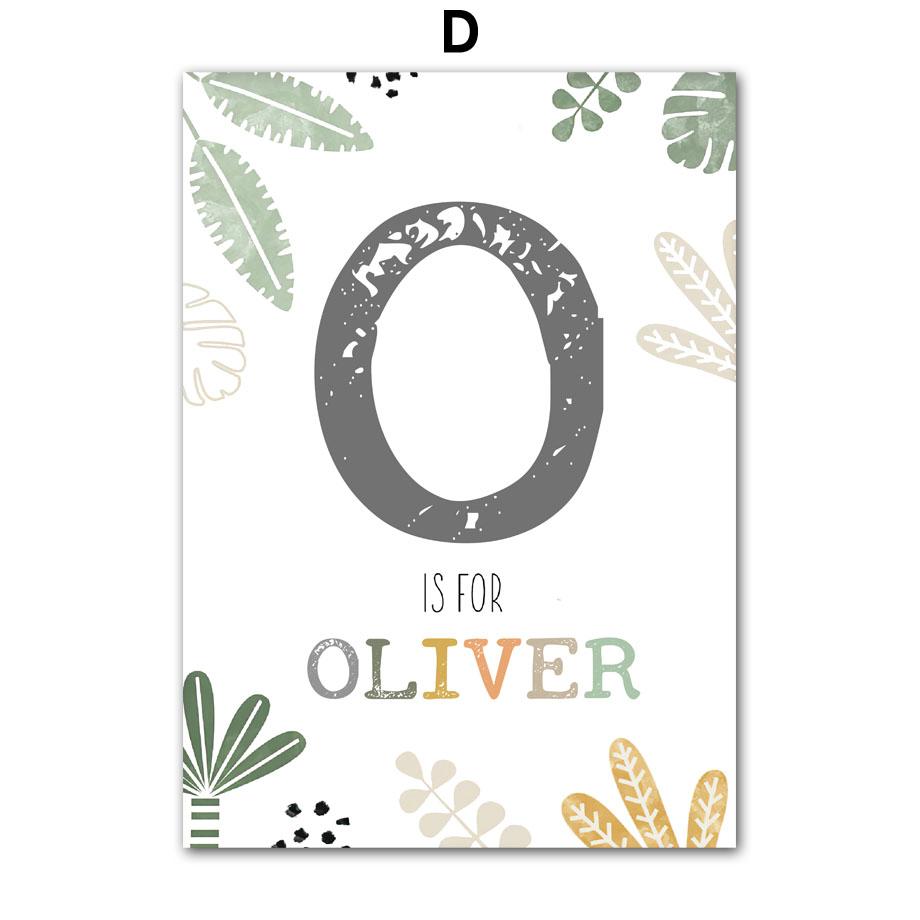 Elephant Giraffe Tiger Jungle Animals Nursery Wall Art Canvas Painting Nordic Posters And Prints Wall Pictures Kids Room Decor