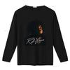 Streetwear Hip Hop Rapper Rod Wave Portrait Print Casual T Shirt vintage Washed graphic Versatile homme Comfortable