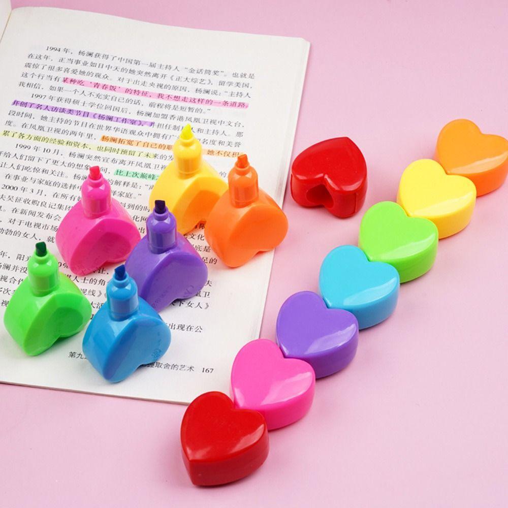 Office Supplies Learning Prize Fluorescent Pen Hand Account Pen Line Color Marker Pen Highlighter