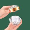 1Pcs Luxury Diamond 50G Glass Face Cream Jar With Lid Acrylic Cosmetic Jar Container For Cream Lotion Jars Travel Lotion Bottle