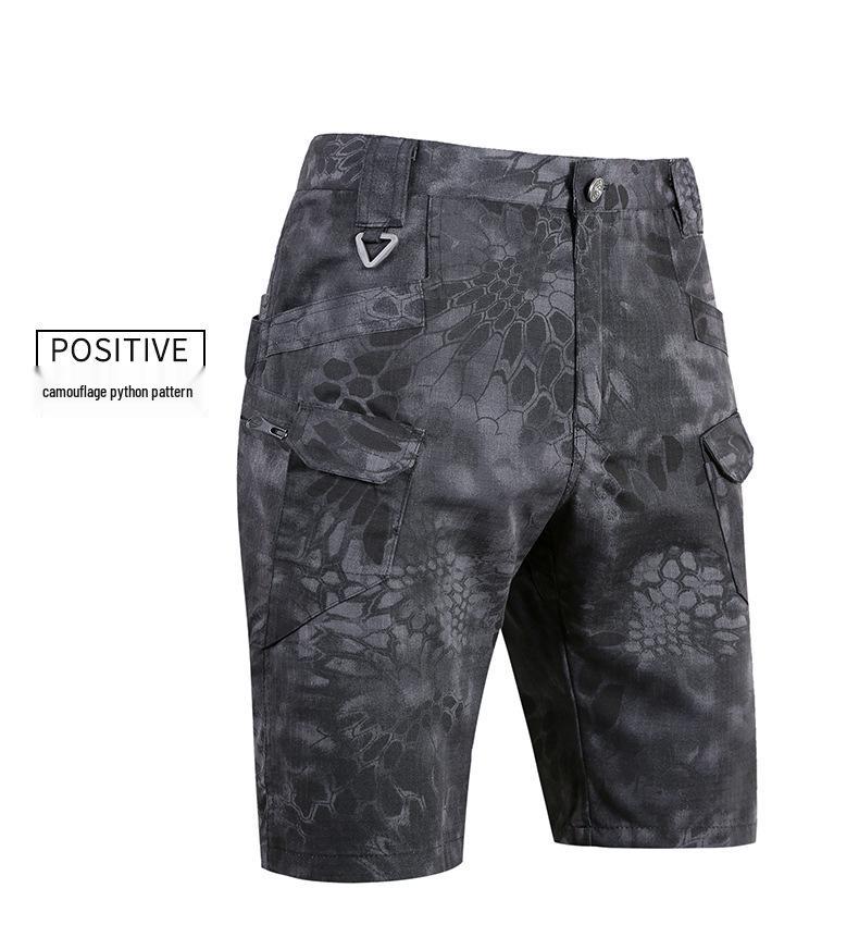 IX7 Camouflage Assault Tactical Pants: Outdoor Men's Training Work Shorts