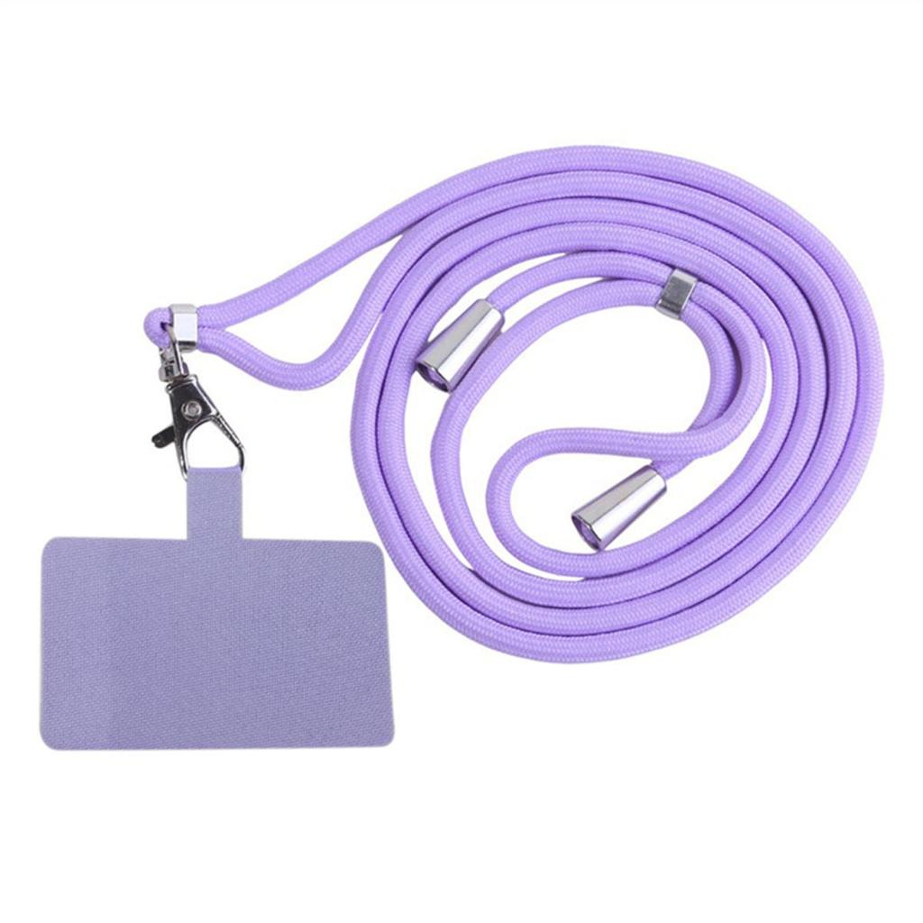 Мягкий ремешок-патч для телефона для всех чехлов для телефонов, однотонный, бытовой, внешний, для ношения на шее, освобождающий руки и предотвращающий потерю