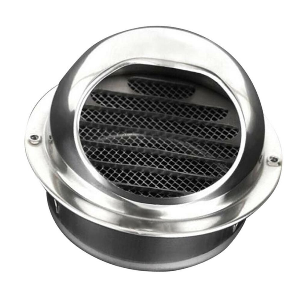 1 Pc Stainless Wall Air Vent Ducting Ventilation Exhaust Grille Cover Extractor