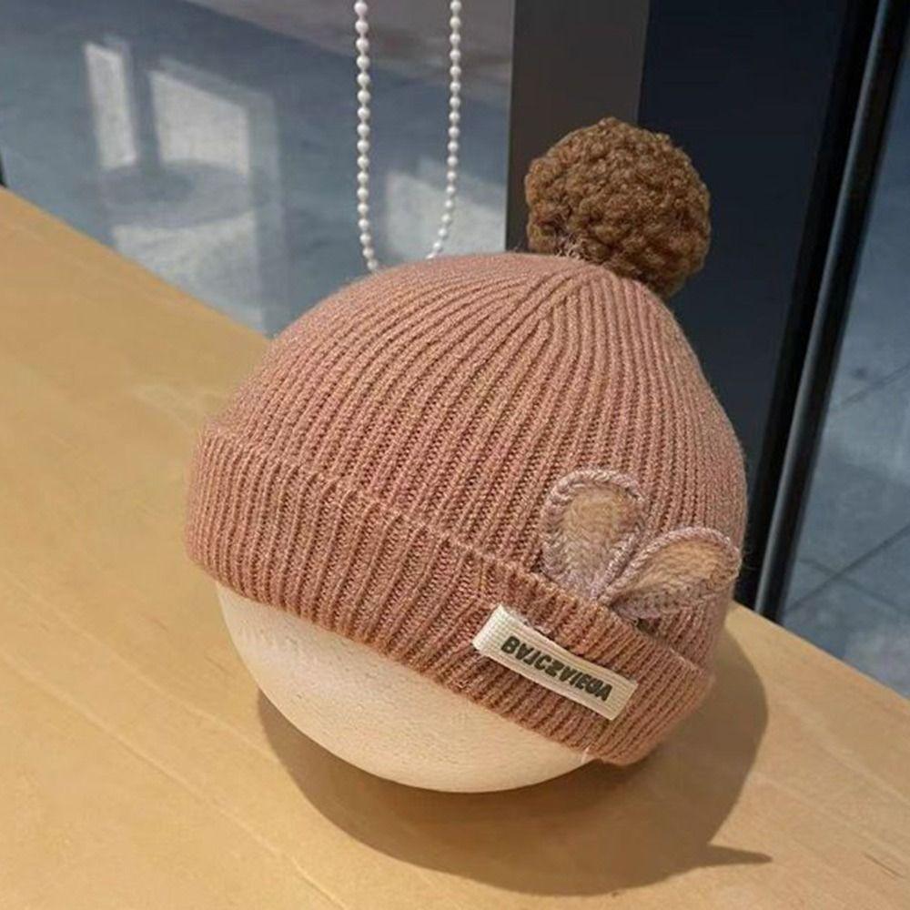 Толстые Зимние Осенние Шапки-Бини Теплые Детские Шапки для Малышей Вязаная Детская Шапка для Новорожденных Младенцев