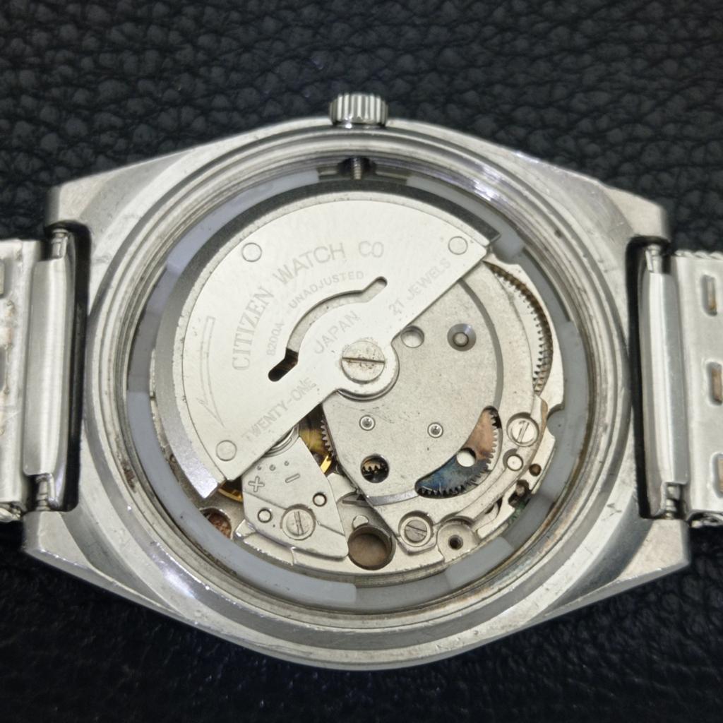 ВИНТАЖНЫЕ МУЖСКИЕ ЧАСЫ CITIZEN AUTOMATIC 8200 JAPAN ЗОЛОТИСТОГО ЦВЕТА a702746-1 R210-a702746