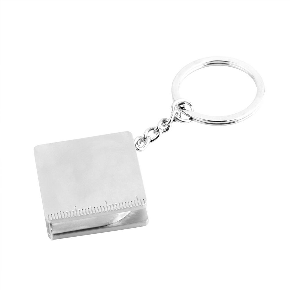 Creative Portable Hot Sale Popular Key Ring Ruler Tape Measure Key Chain Metal Multi-functional