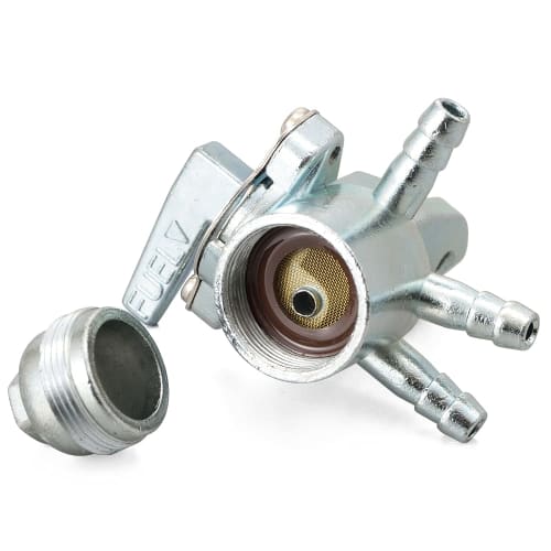 Daytona Motorcycle Fuel Cock Compatible with Hose Inner Diameter 6 3WAY Type Fuel Cock 39253