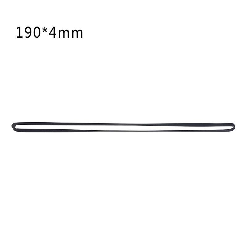 Ремень проигрывателя, резиновый плоский приводной ремень для проигрывателя пластинок, проигрывателя Walkman, DVD, CD-ROM, повторителя шириной 4 мм