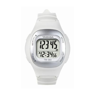 Часы Yamasa Watch & Meter Часы-шагомер (СМОТРЕТЬ МАНПО) Белый [Шагомер в стиле наручных часов] TM-360W