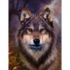 DIY Wolf 5D Diamond Painting Animal Rhinestone Full Round Drill Diamond Embroidery Mosaic Handmade Art Wall Art Home Decor