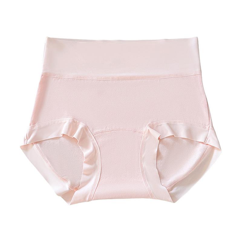 Slip a triangolo da donna taglie forti per l'autunno, in puro cotone, con cavallo esteso, a vita alta, delicati sulla pelle