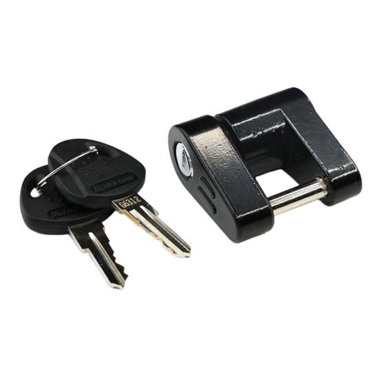 Замок сцепного устройства прицепа с ключами, нержавеющий, устойчивый к коррозии, простая установка, лодка, автофургон, грузовик, автомобиль, сверхмощный замок с крюком, навесной замок