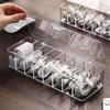 1pc Clear Plastic Cable Organizer Box, Dust-Free Desktop Storage for Cables and Accessories, Durable Material, Easy To Use