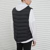 Li Ning Training Series Stand Collar Slim Fit Warm Down Vest Men Upperwear Standard-Black AMRQ011-1