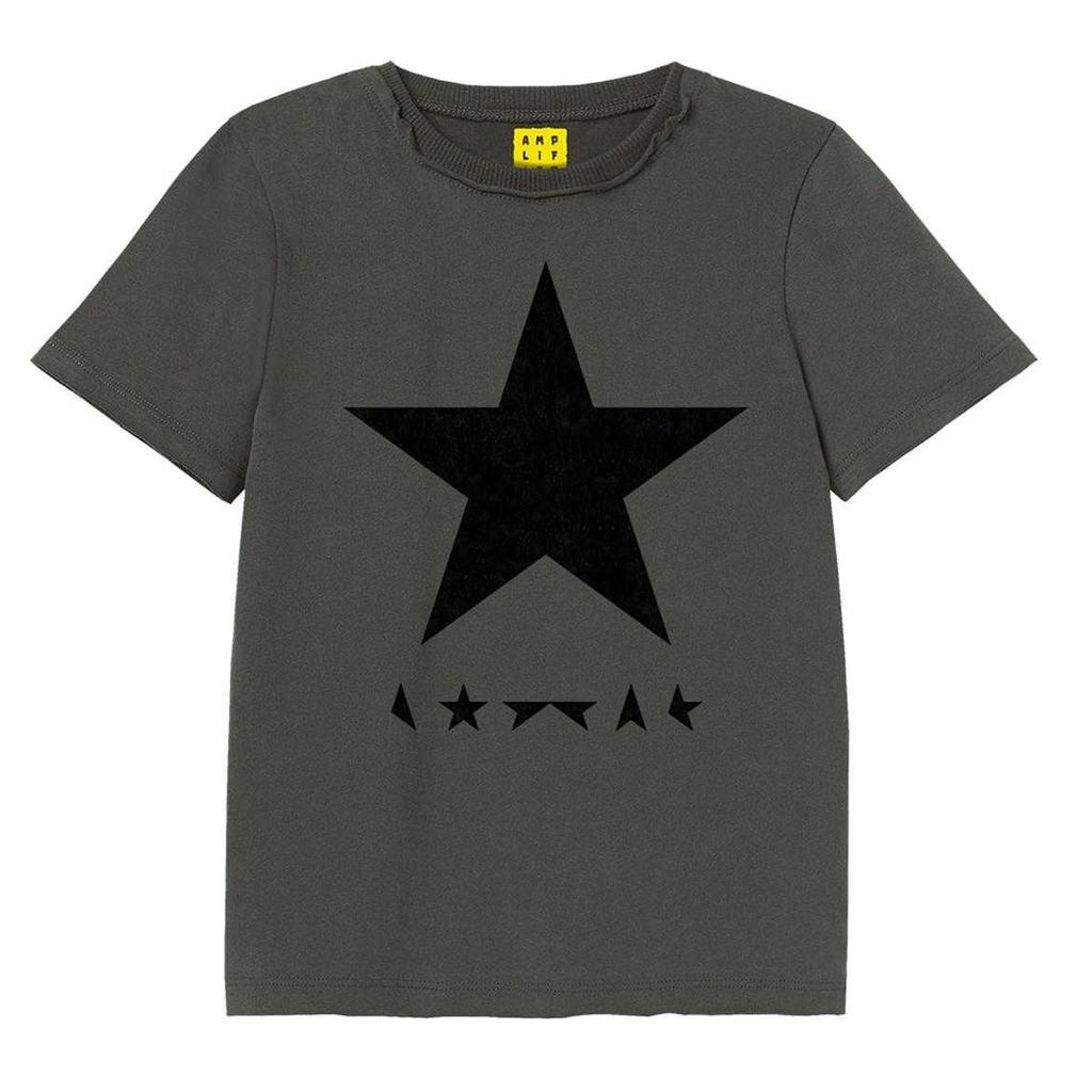 Amplified Childrens/Kids Black Star David Bowie T-Shirt