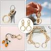 2/5/10 Наборов Круглый Карабин-Защелка Кольца O Поворотный Крючок-Спусковой Крючок Металлические Застежки Брелок для Сумки Шнурки DIY Поделки