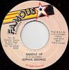 7inch Record SOPHIA GEORGE - Saddle Up NONE Famous Records Japan Reggae, Ska & Dub Used