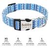 Personalized Indian Dog Cat Collar Custom Nylon Puppy Collars Chihuahua Pug Pet Collars Adjustable for Small Medium Large Dogs