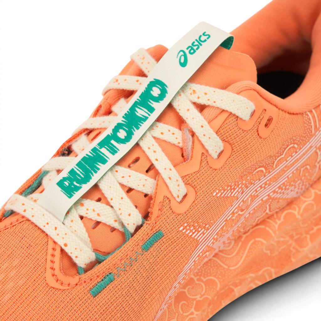 Asics Кроссовки Unisex Novablast 5 Tokyo Оранжевый Солнечно-Персиковый Белый 1013A206-700