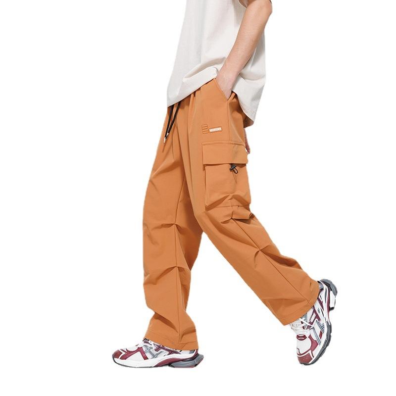Мужские легкие походные брюки Быстросохнущие тактические рабочие брюки на открытом воздухе Брюки-карго для тренировок Спортивные штаны Тактические брюки на шнурке с несколькими карманами