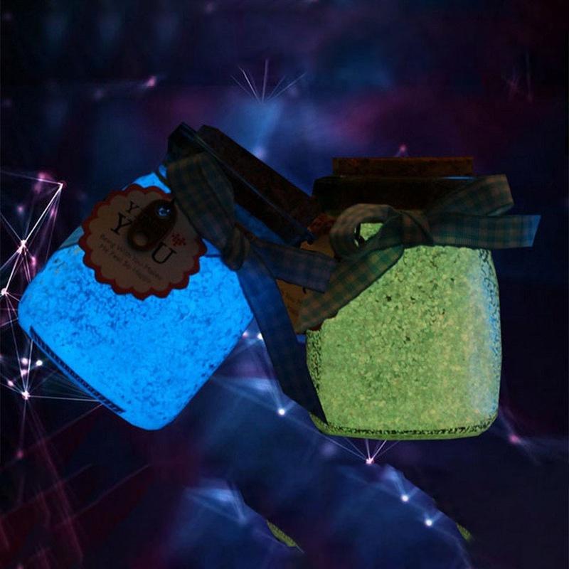 Glow-in-the-dark Sand Stone Park Road Cobblestones Adorn The Party Aquarium Fish Tank for Decorative Pebbles Garden Decoration