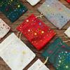 Velvet Hot Stamping Pentagram Moon Christmas Candy Gift Bag