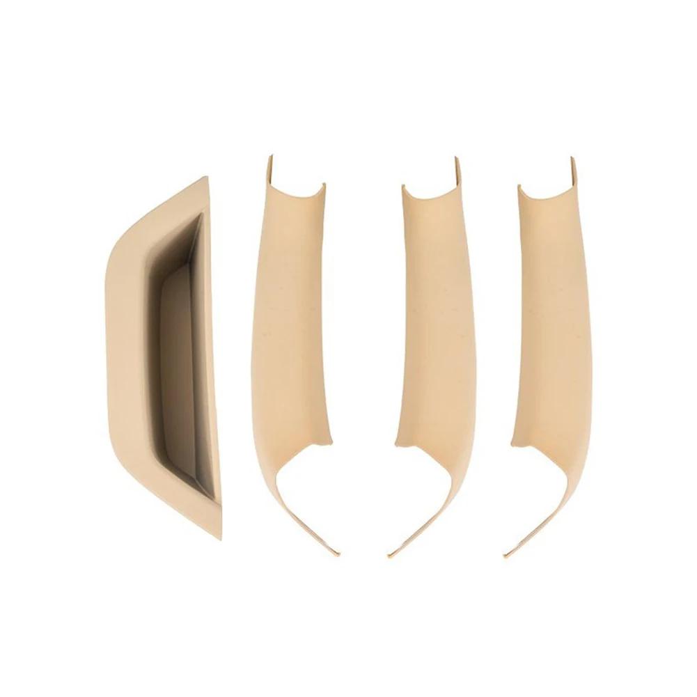 Carbon Fiber Car Interior Door Handle Panel Pull Cover LHD Black For BMW X3 X4 F25 F26 2010 2011 2012 2013 2014 2015 2016 2017