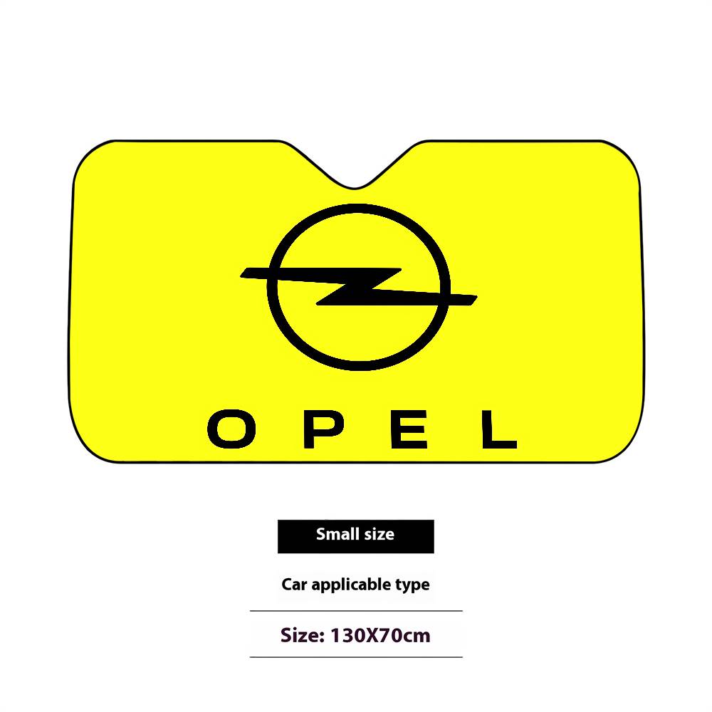 Opel LOGO Автомобильные Шторки от Солнца 130x70 см Авто Шторка Защита Ветрового Стекла от УФ Излучения Авто Аксессуары Козырек для Автомобилей