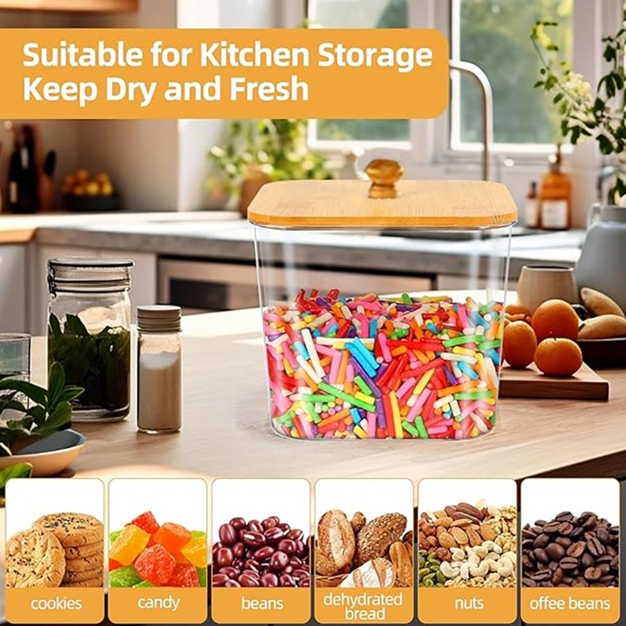 Контейнеры для хранения и организации прачечной 80 унций Контейнеры для капсул для стирки с крышками для стирального порошка, капсул для стирки, сухих салфеток