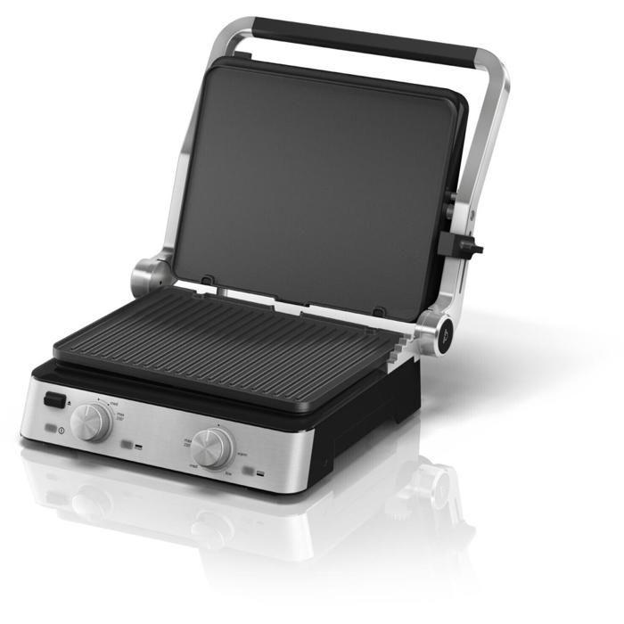 Многоконтактный гриль Braun 2000 Вт черный из нержавеющей стали