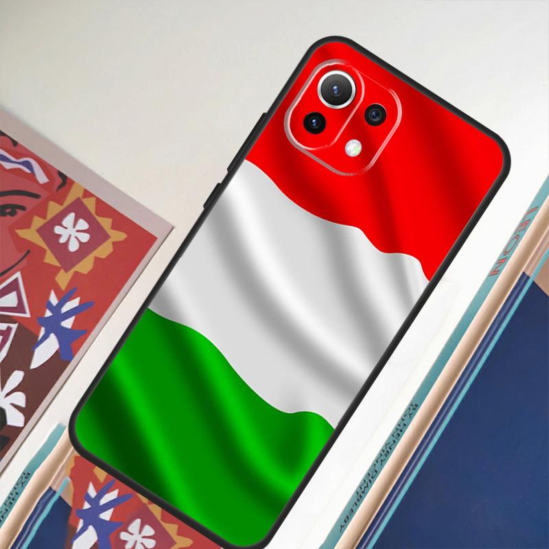 Italy Flag Case For Xiaomi 13 14 15 Ultra 13T 14T 15T 17 Pro Max Cover For POCO X7 X5 X6 F5 F6 F7 Pro
