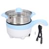 Car Electric Cooking Pot 24V 2L Portable Multifunction Skillet with Stainless Steel Steaming Pot
