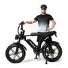 ATLASTREK V8 MAX Full Suspension Electric Bike with 48V 15AH Battery,Shimano 7-Speed