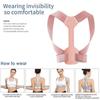 Breathable Back Support Belt Invisibility Corrector Corset Back Neck Brace  Spine Support
