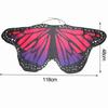 Fairy Partyprop Party Favor Kids Cloak Costumes Accessory Butterfly Wings Shawl Butterfly Scarf